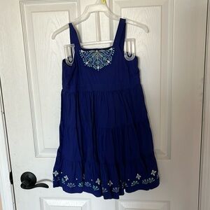 Gymboree Girls floral medalipn tiered dress size 5T